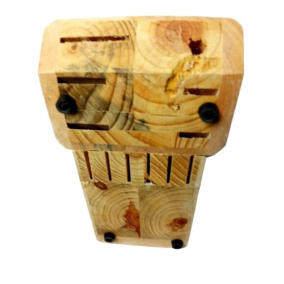 KitchenAid 13 Slot Knife Holder Oak - Picture 7 of 7